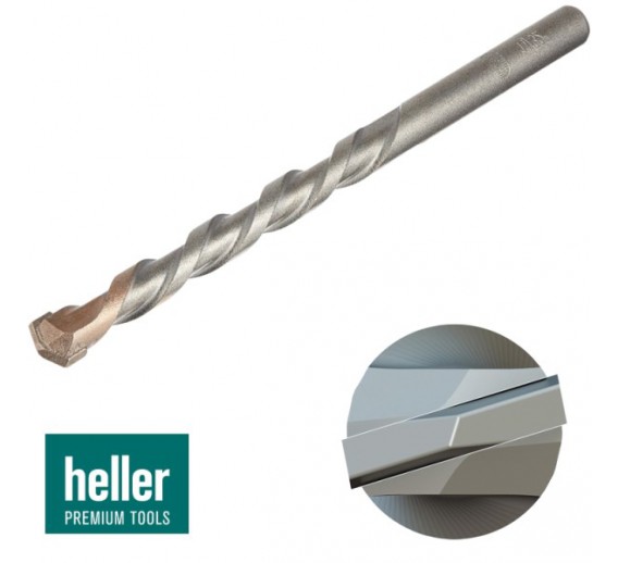 Darbo įrankiai. Įrankių priedai. Grąžtai betonui. Betono grąžtai smūginiam suktuvui. 10 mm grąžtas betonui 3000 Heller 150/200 mm 