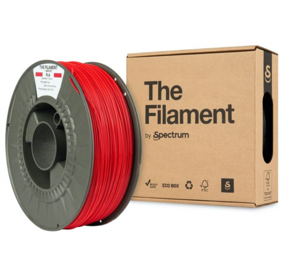 Elektronikos prekės. 3D spausdinimas. 3D plastikas PLA raudonas 