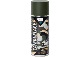 Aerozoliniai dažai Inral CAMOUFLAGE, bronzinė žalia 400 ml 