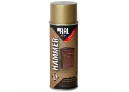 Aerozoliniai dažai, INRAL DECOR HAMMER, aukso, 400ml 