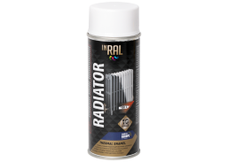Aerozoliniai dažai radiatoriams INRAL 400ml balta 