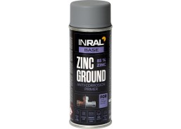 Dažai. Dažai, dažymo įrankiai, dažymo juostos. Aerozoliniai dažai, lakas, gruntas. Aerozolinis antikorozinis gruntas INRAL ZINC GROUND 400 ml 