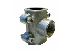 Santechnikos prekės. Vamzdynų sistemos. Vamzdžių sujungimo detalės. AGAflex jungtys. AGAflex balnas ANB 1 1/4