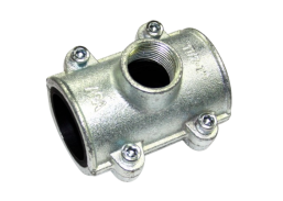 Santechnikos prekės. Vamzdynų sistemos. Vamzdžių sujungimo detalės. AGAflex jungtys. AGAflex balnas ANB 11/2