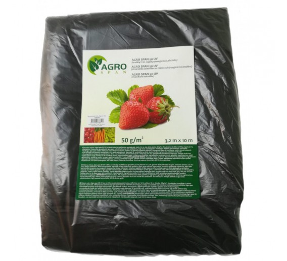 Sodo ir daržo prekės. Šiltnamiai, plėvelės, dangos. Plėvelės šiltnamiams, dangos. Agroplėvelė. Agroplėvelė juoda  3,2x10m.,  50g/m2 