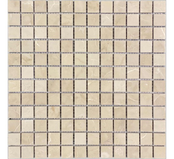 Vidaus apdailos prekės. Plytelės. Plytelių mozaikos. Akmens mozaika Marble beige, 30,5x30,5 cm 