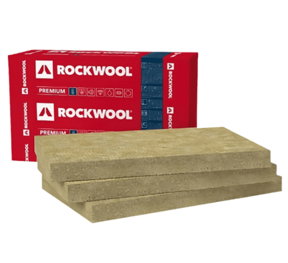 Statybinės medžiagos. Šiltinimo medžiagos. Akmens vata. Vata ROCKWOOL. Akmens vata Superrock Premium 100x565x1000 mm