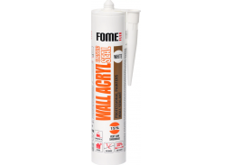 Vidaus apdailos prekės. Hermetikai, montavimo putos, sandarinimo juostos. Akriliniai hermetikai. Akrilas FOME FLEX Wall Acryl elastic seal baltas 310ml 