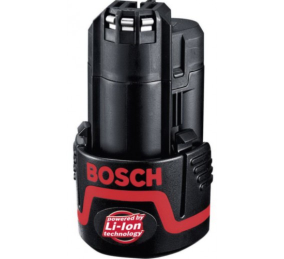 Darbo įrankiai. Elektriniai ir akumuliatoriniai įrankiai. Įrankių akumuliatoriai ir pakrovėjai. Akumuliatorius 12V 2Ah BOSCH 