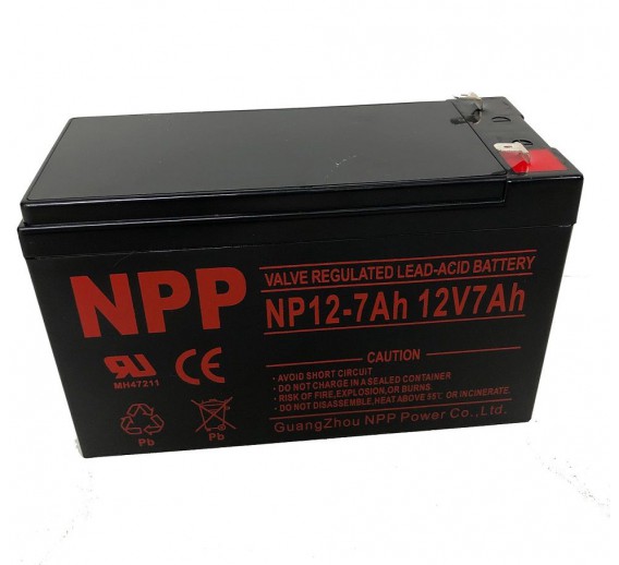 Darbo įrankiai. Prekės automobiliams. Akumuliatoriai. Akumuliatorius 12V 7Ah AGM NP12-7A 