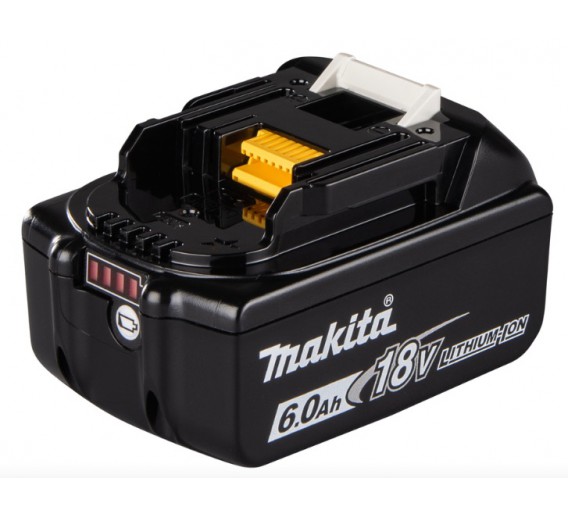 Darbo įrankiai. Elektriniai ir akumuliatoriniai įrankiai. Įrankių akumuliatoriai ir pakrovėjai. Akumuliatorius Makita BL1860B 18V, 6Ah 