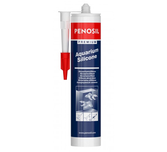 Akvariumų silikonas PENOSIL Premium bespalvis 310 ml 