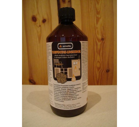 Aliejus Amello Turpentine linseedoil 1l 