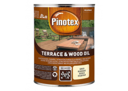 Dažai. Medienos apsaugos ir dekoravimo priemonės. Aliejus medienai. Aliejus medienai Pinotex Terrace Oil bespalvis 1l 