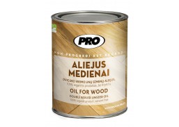 Dažai. Medienos apsaugos ir dekoravimo priemonės. Aliejus medienai. Aliejus medienai PRO 0.9l 