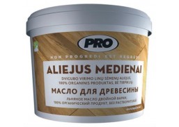 Dažai. Medienos apsaugos ir dekoravimo priemonės. Aliejus medienai. Aliejus medienai PRO 2.7l 