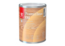 Dažai. Medienos apsaugos ir dekoravimo priemonės. Aliejus medienai. Aliejus Tikkurila Pontti Floor 1l 