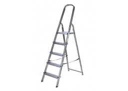 Metalų gaminiai . Kopėčios. Aliuminės kopėčios. Buitinės kopėčios. Aliuminės kopėčios Alfa LF/5