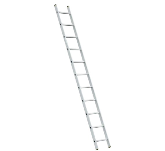 Metalų gaminiai . Kopėčios. Aliuminės kopėčios. Buitinės kopėčios. Aliumininės kopėčios DR-AL-DP-PRO-1x11-2K