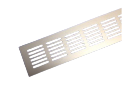 Šildymas ir vėdinimas. Ventiliacinės grotelės. Aliumininės vėdinimo grotel. RA1050G 100x500mm aukso 