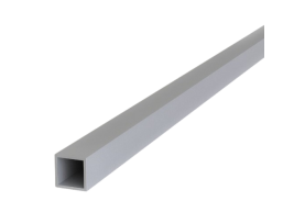 Metalų gaminiai . Aliuminio gaminiai. Kvadratiniai ir stačiakampiai aliuminio vamzdžiai. Aliuminio kvadratinis vamzdis 40x40x2 mm 