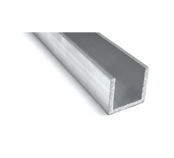 Metalų gaminiai . Aliuminio gaminiai. Aliuminio U profiliai. Aliuminio U profilis 30x30x30x2 mm 