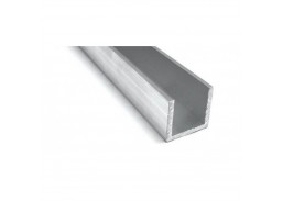 Aliuminio U profilis 40x20x40x2 mm 