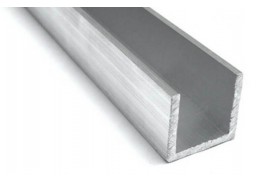Metalų gaminiai . Aliuminio gaminiai. Aliuminio U profiliai. Aliuminio U profilis 40x60x40x5 mm 
