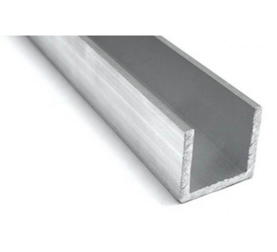 Metalų gaminiai . Aliuminio gaminiai. Aliuminio U profiliai. Aliuminio U profilis 40x60x40x5 mm 
