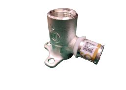 Santechnikos prekės. Vamzdynų sistemos. Vamzdžių sujungimo detalės. Cinkuotas, presuojamas plienas. Alkūnė Uponor S-PRES PLUS 16x1/2