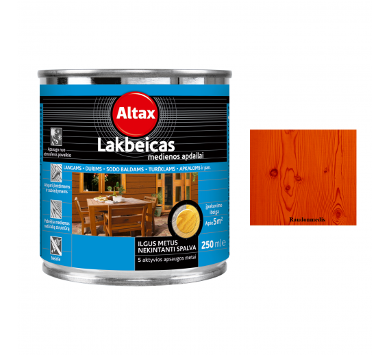 Altax lakbeicas 0,25 l raudonmedis 