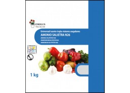 Sodo ir daržo prekės. Trąšos ir durpių substratai. Trąšos. Birios trąšos. Amonio salietra N26 1 kg 