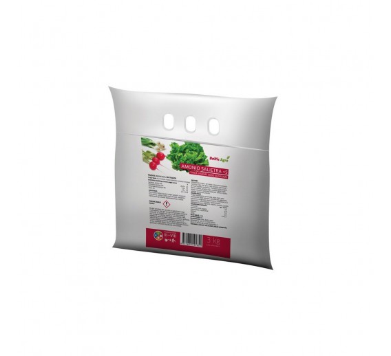 Sodo ir daržo prekės. Trąšos ir durpių substratai. Trąšos. Birios trąšos. Amonio salietra S+ 3 kg 