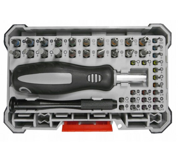 Darbo įrankiai. Mechaniniai įrankiai. Atsuktuvai, antgaliai. Antgalių komplektai. Antgalių komplektas 42 vnt. 260702835 BOSCH 