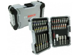 Darbo įrankiai. Mechaniniai įrankiai. Atsuktuvai, antgaliai. Antgalių komplektai. Antgalių komplektas BOSCH 2607017164, 43 vnt. 