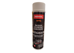 Dažai. Dažai, dažymo įrankiai, dažymo juostos. Aerozoliniai dažai, lakas, gruntas. Antikorozinė kėbulo danga Novol, 500ml, balta 
