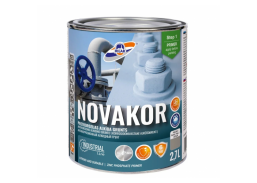 Dažai. Glaistas, gruntas, klijai, skiedikliai. Gruntai. Gruntas metalui. Antikorozinis gruntas NOVAKOR šv.pilkas 0.9l 
