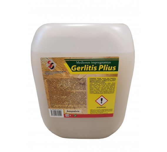 Dažai. Medienos apsaugos ir dekoravimo priemonės. Antiseptikai, balikliai. Antiseptikas GERLITIS-5 bespalvis 10kg 