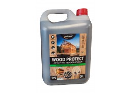 Dažai. Medienos apsaugos ir dekoravimo priemonės. Antiseptikai, balikliai. Antiseptikas Wood Protect rudas 5l 