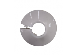 Santechnikos prekės. Vonios įranga. Maišytuvai, dušo komplektai. Maišytuvų detalės. Apdailinė lėkštelė balta D16