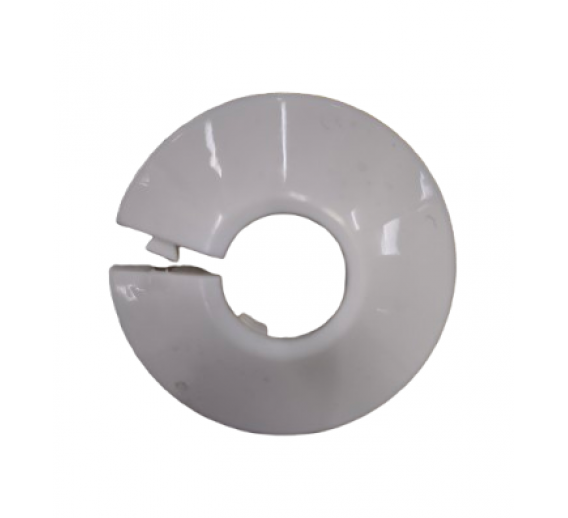 Santechnikos prekės. Vonios įranga. Maišytuvai, dušo komplektai. Maišytuvų detalės. Apdailinė lėkštelė balta D16