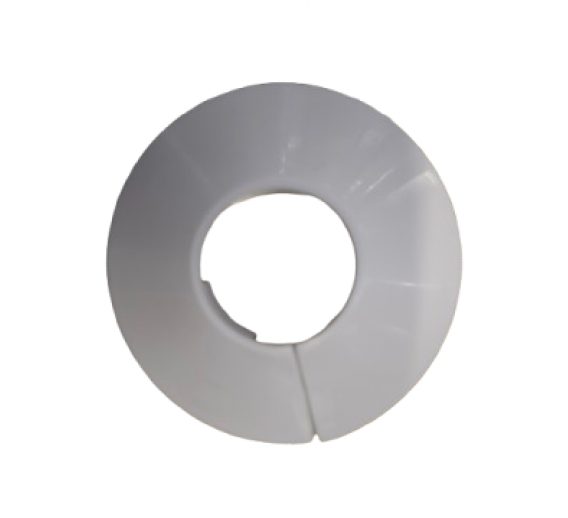 Santechnikos prekės. Vonios įranga. Maišytuvai, dušo komplektai. Maišytuvų detalės. Apdailinė lėkštelė balta D20 