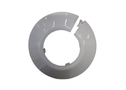 Santechnikos prekės. Vonios įranga. Maišytuvai, dušo komplektai. Maišytuvų detalės. Apdailinė lėkštelė balta D28 