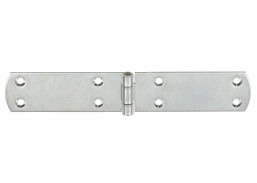 Vidaus apdailos prekės. Durys, jų dalys. Durų furnitūra. Lankstai, vyriai. Apdailos cinkuotas vyris 120x30mm