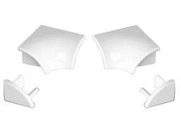 Vidaus apdailos prekės. Apdailos, sujungimo profiliai. Apdailos kampai ir apdailos juostos. Apdailos juostelės kampukai Ravak, tipas 6