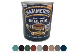 Dažai. Dažai, dažymo įrankiai, dažymo juostos. Metalo dažai. Apsauginiai metalo dažai HAMMERITE HAMMERED 750ml tamsiai mėlyna