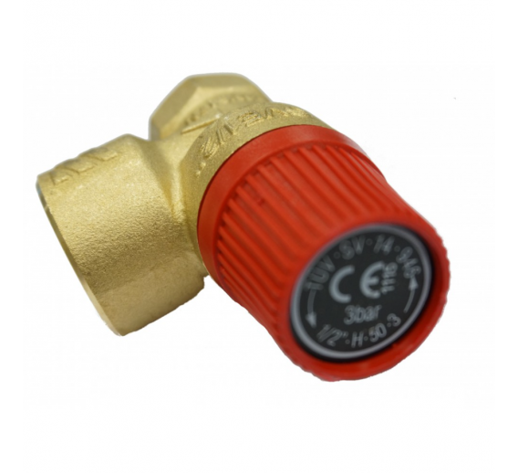 Santechnikos prekės. Uždaromoji ir jungiamoji santechninė armatūra. Apsauginiai vožtuvai. Apsauginis vožtuvas, 1/2