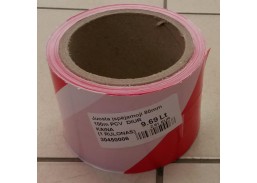 Darbo saugos prekės. Saugos ženklai, aptvėrimo juostos. Aptvėrimo juosta įspėjamoji 80 mm 100m 