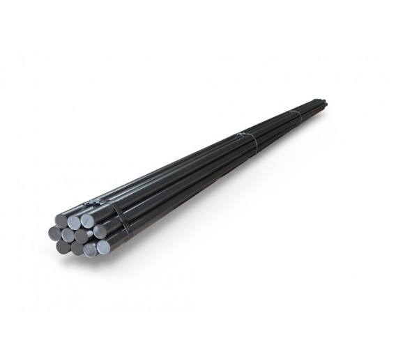 Metalų gaminiai . Kampuočiai, juostos, strypai, sijos, loviai. Apvalūs ir kvadratiniai strypai. Apvalus strypas D24 PL-20 
