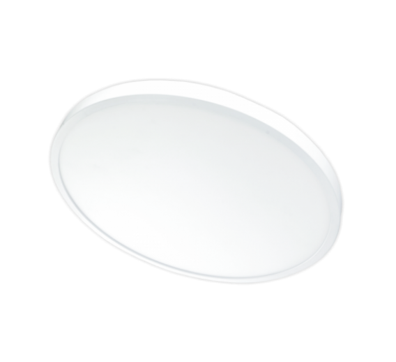 Apšvietimas. Lubiniai šviestuvai. Apvalus šviestuvas TRENT 28W, 30 cm baltas 
